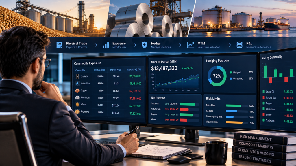 How CTRM Software Manages Commodity Exposure, MTM & Hedging